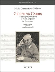 Greeting Cards for Piano, Op. 170 piano sheet music cover